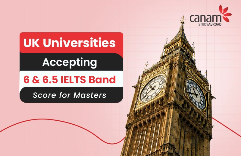 UK Universities Accepting 6 & 6.5 IELTS Band Score for Masters