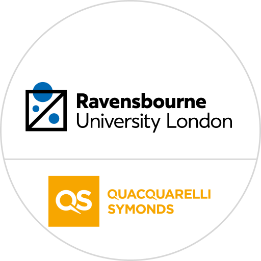QS - Ravensbourne University London logo