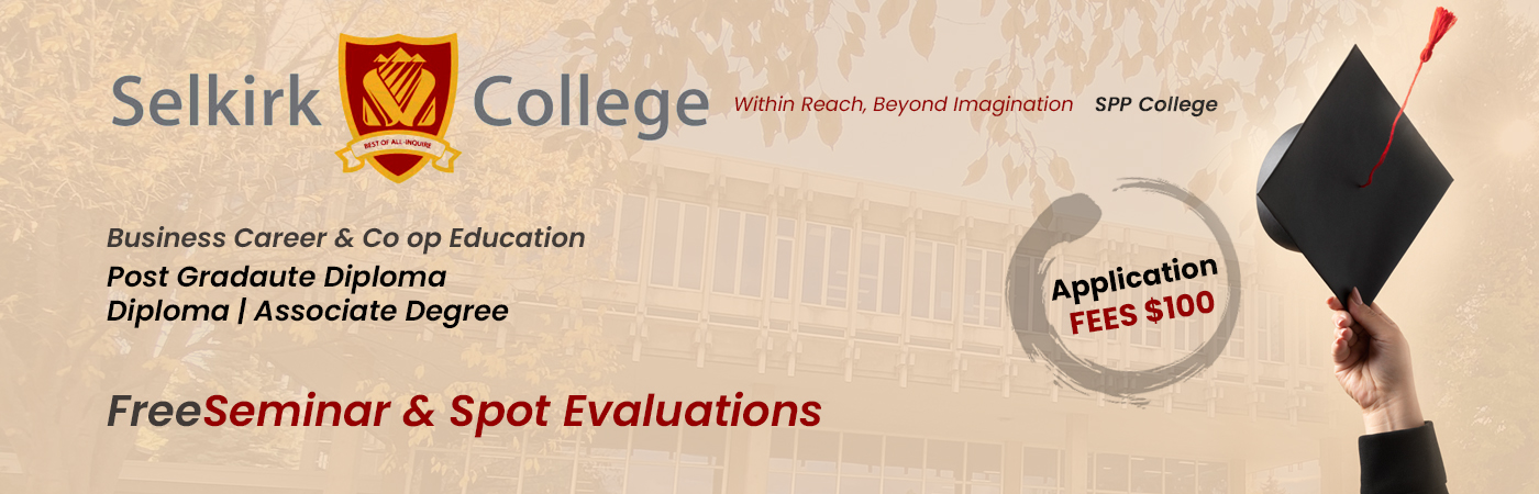 University Visit - Selkirk College - Free Seminar & Spot Evaluations
