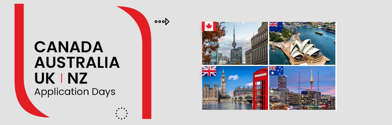 CANADA, AUS, UK & NZ Application Days