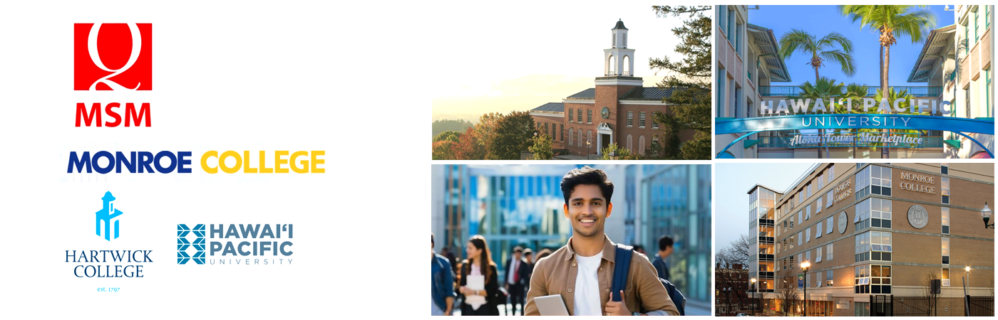 University Visit - Monroe College, Hatwick College & Hawaii Pacific University (MSM) , USA