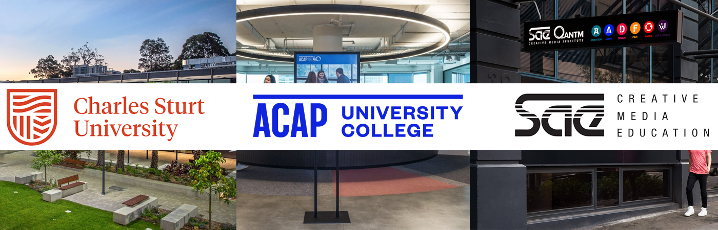 University Visit - Charles Sturt University, ACAP, SAE Creative Media- Navitas