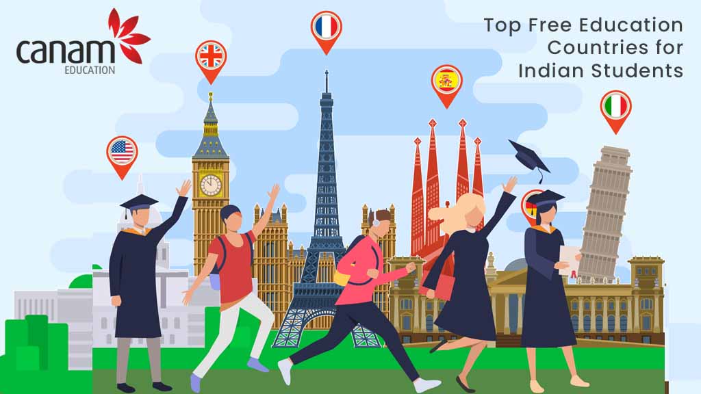 Top Free Education Countries for Indian Students
