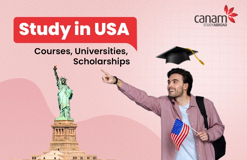 Study in USA: Courses, Universities & Scholarships