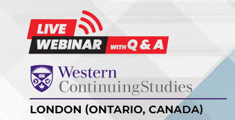 Live webinar and Q&A Western Continuing Studies