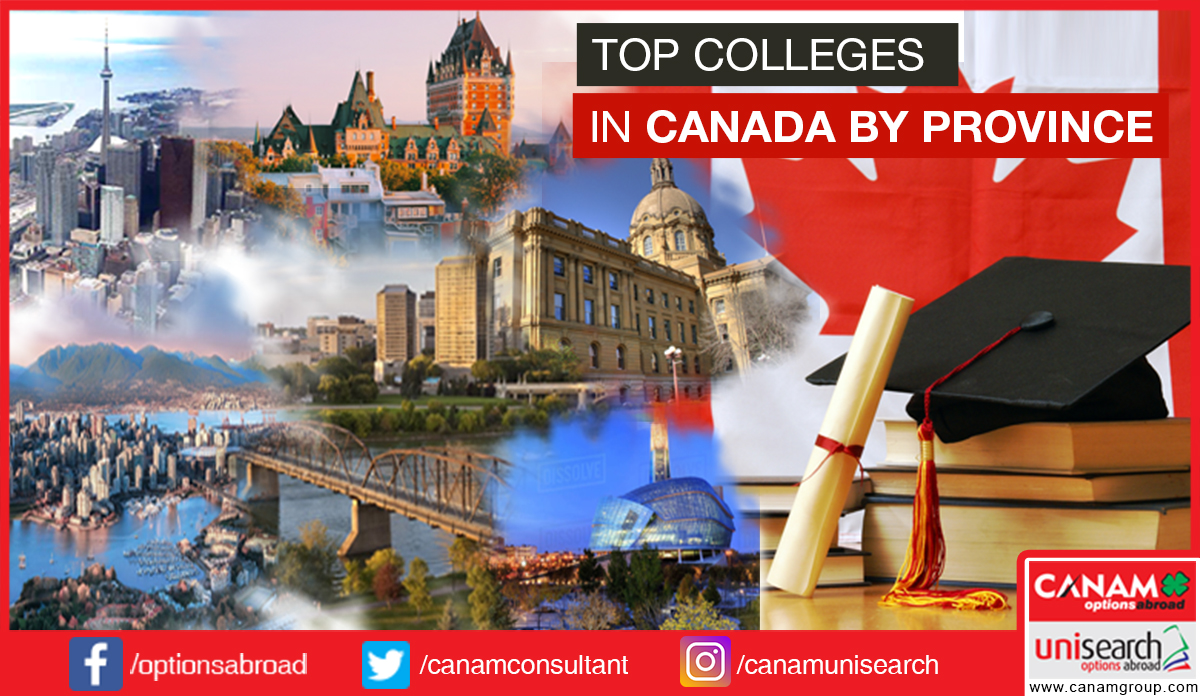Top Colleges in Canada by Province