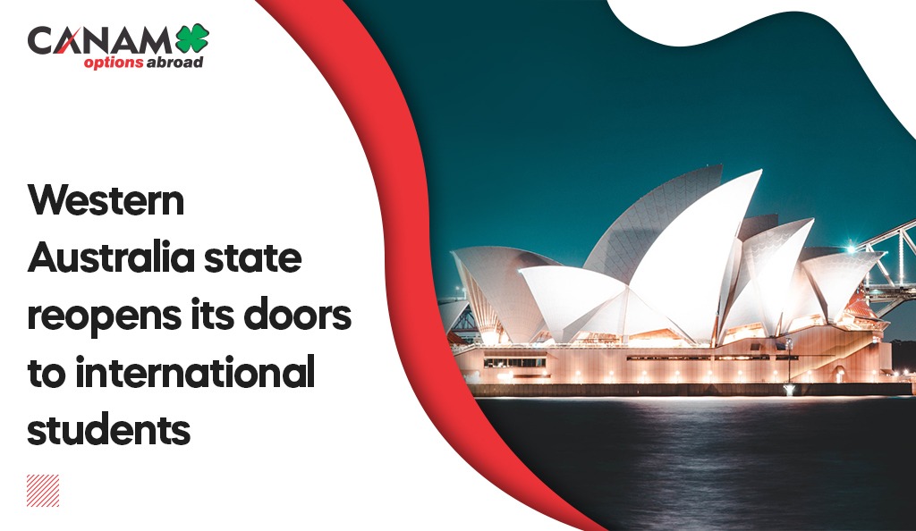 Western Australia state reopens its doors to international students